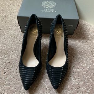 Vince Camuto - Narissa Black Suede 9M